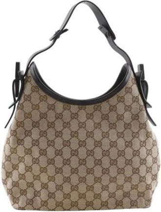 Gucci Pre-owned Shoulder Bags, female, Brown, Size: ONE SIZE Pre-owned Vintage Shoulder Bag