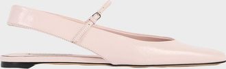 Toteme Nappa Leather Slingback Mary Jane Ballerina Flats