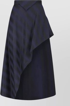 Vivienne Westwood virgin wool midi asymmetric skirt