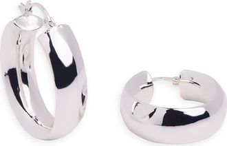 Argento Vivo Tubular Hoop Earrings in Silver at Nordstrom