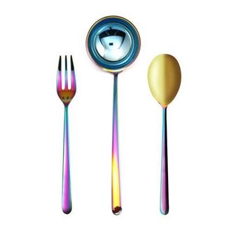Mepra Linea Serving Set - 3 Pieces in Rainbow at Nordstrom