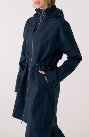 Lole Piper 2.0 Hooded Water Repellent Raincoat in Outerspace at Nordstrom, Size X-Small
