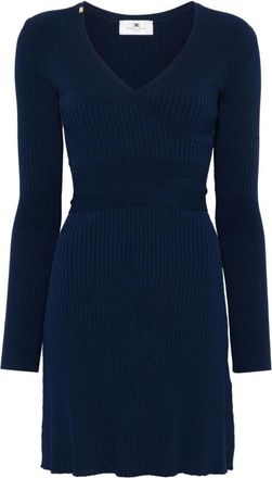 Elisabetta Franchi Kleedjes - Dames - Korte kleedjes - Blauw - L - Kleedjes