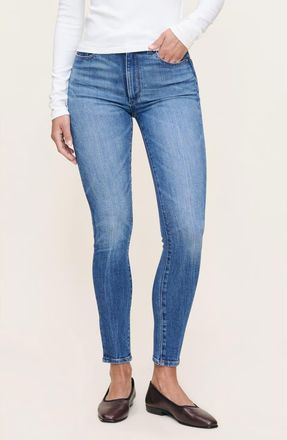 DL1961 Farrow Instasculpt Ankle Skinny Jeans in Blue Horizon at Nordstrom, Size 24