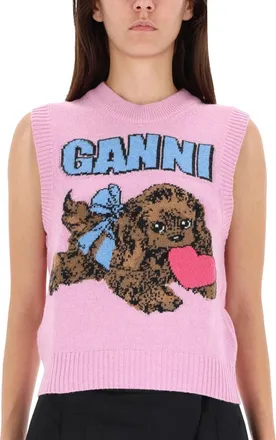 Ganni Puppy Vest-Donna