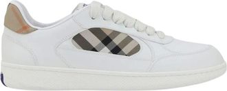 Burberry Schoenen, Heren, Wit, 44 EU, Arthur Leather Sneakers