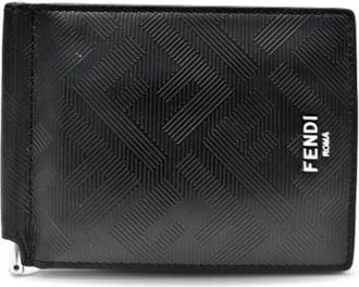 Fendi Pre-owned Wallets, male, Black, Size: ONE SIZE Pre-owned Money Clip