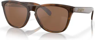 Oakley Mens Frogskins Sunglasses In Matte Tortoise Prizm Tungsten