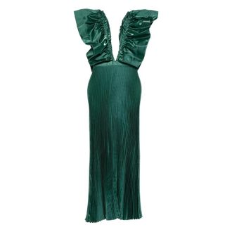 L&rsquo;Id&eacute;e Party Dresses, female, Green, XS, Ventoux Maxi Dress