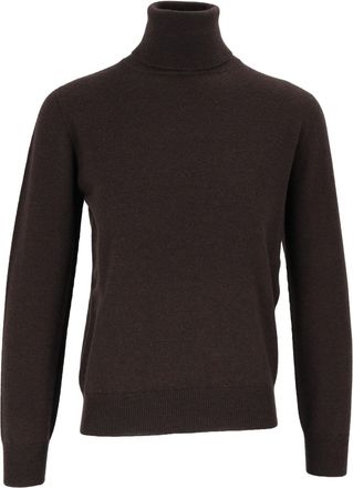 Kangra Cashmere Seamless Rollneck Ribbed Turtleneck Sweater
