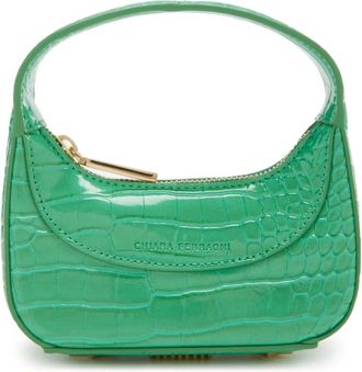 Chiara Ferragni Groene Faux Leren Handtas - Dames - Handtassen - Groen - ONE Size - Tassen