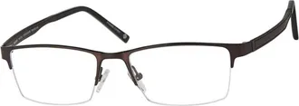 Haggar Unisex Hac 123 Eyeglasses In Choclate