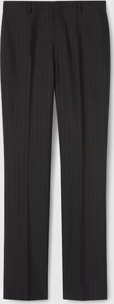Gucci Pinstripe Gucci Wool Jacquard Pants, Black, Ready-to-wear