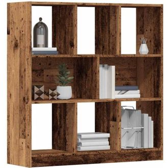 vidaXL Libreria in Legno Antico 97,5x29,5x100 cm Legno Multistrato - Vidaxl
