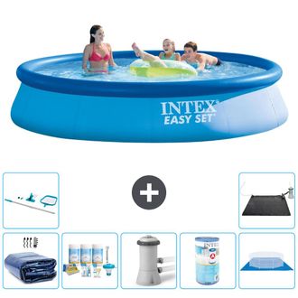 Intex Piscina Easy Set Redonda - 396x84 Cm - 7-piezas S30716