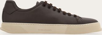 Ferragamo Uomo Sneaker bassa slip-on Marrone Taglia 40.5