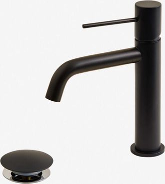 Sklum Sklum - Set De Grifo De Lavabo En Lat&oacute;n Y V&aacute;lvula De Desag&uuml;e Para Lavabo Tipo Click-clack Orveta