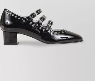 Carel eyelet leather mary jane pump