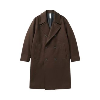 Hev&ograve; Cappotto - - Coats - Uomo - Marrone - M