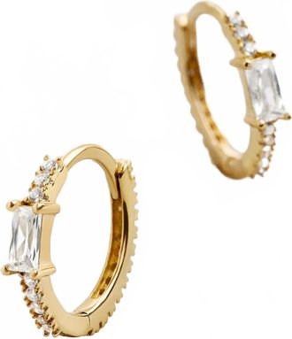 BaubleBar Womens Pietra Earrings In Clear