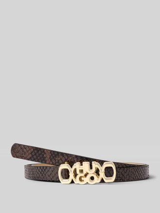 HUGO BOSS G&uuml;rtel aus echtem Leder Modell TINA_HU-GO-PT_SZ25 in Dunkelbraun, Gr&ouml;&szlig;e 100