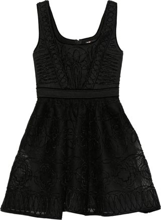 Maje Mini-jurk met bloemenprint - Zwart