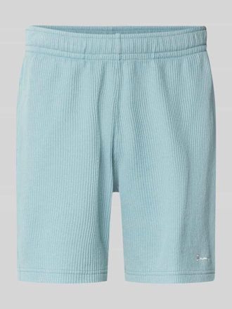 Champion Shorts mit Strukturmuster und elastischem Bund in Rauchblau, Gr&ouml;&szlig;e XXL