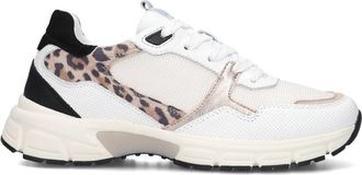 Gabor Chunky Sole Sneakers - Dames - Sneakers - Wit - 38 EU - Leer - Schoenen