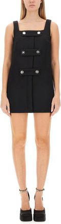 Versace Womens Jellyfish Short Dress - Black - Size EU 42 (Womens)