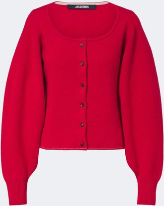 Jacquemus Cardigan Tempo in lana e cashmere