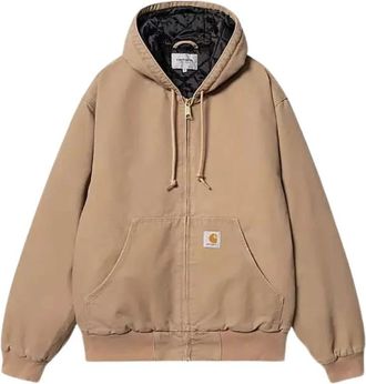 Carhartt Work in Progress Biologische Canvasjas in Beige - Heren - Bomber jackets - Beige - S - Katoen - Jassen