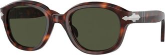 Persol Klassieke zonnebril in bruin schildpadpatroon - Dames - Zonnebrillen - Bruin - 52 MM - Accessoires