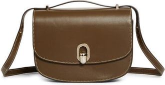 Savette Tondo 22 Leather Crossbody Bag in Mink at Nordstrom