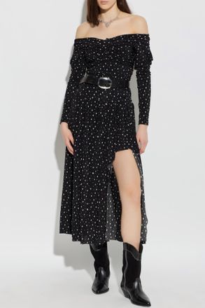 Isabel Marant Giovana Dress, Womens, Black