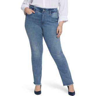 NYDJ Marilyn Hollywood High Waist Straight Leg Jeans in Paddington at Nordstrom Rack, Size 14W