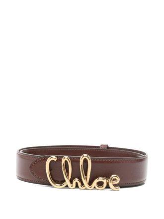 Chloé Chloé Iconic Leather Belt-Donna