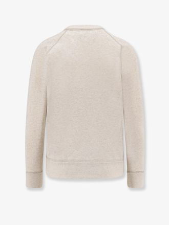 Isabel Marant Womens Sweatshirt Milly Ny Beige Recycled Cotton Sweatshirts Sweater