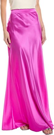 L'agence Ryker Waistband Silk Bias Skirt