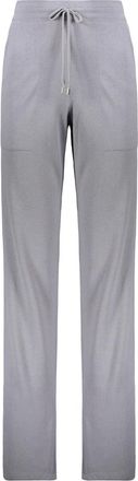 Moorer Dames, Broeken, Grijs, Maat: XS Viscose
