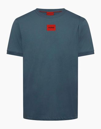 HUGO BOSS Mens Regular Fit Diragolino T-Shirt - Navy - Size: 44
