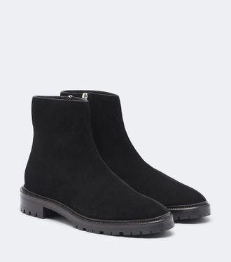 The Row Botines Moto de ante