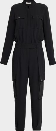 Ramy Brook Onyx Utility Jumpsuit