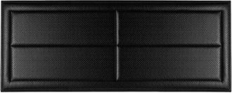 Colchones Aznar Cabecero De Cama Camila Tapizado Polipiel Negro - Cama De 180