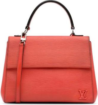 Louis Vuitton Pre-owned Cluny BB - Dames - Vintage Handtas - Rood - ONE Size - Leer - Vintage