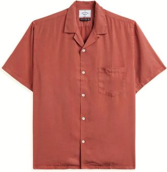 Portuguese Flannel Camicia Dogtown - Heren - Korte mouwen Overhemden - Bruin - L - Overhemden
