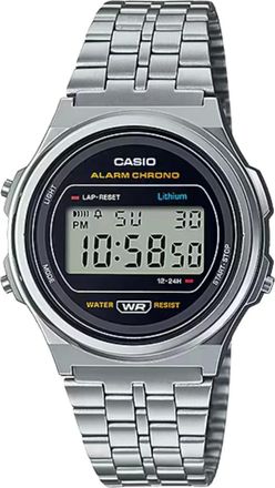 Casio Accessoires, unisex, Grijs, ONE Size, Vintage A171We-1Aef Digitale Horloge