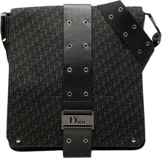 Dior Pre-owned Canvas Crossbody Bag - unisex - Vintage Schoudertas - Zwart - ONE Size - Vintage