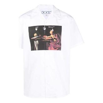 Off-white Mens Off-White SS21 Short Sleeve White Shirt OMGA163R21FAB0040125