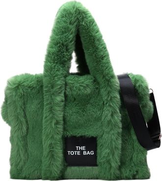 Generic Womens Plush Bags Crossbody Bags Solid Fluffy Tote Bag Soft Plush Portable Large Capacity For Travel Work For Daily Shopper(Green)
