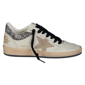 Golden Goose Ballstar Nappa Upper Toe and Spur Horsy Collar Suede Star - female - Golden Goose - Sneakers - Multicolor - 8 UK - Shoes